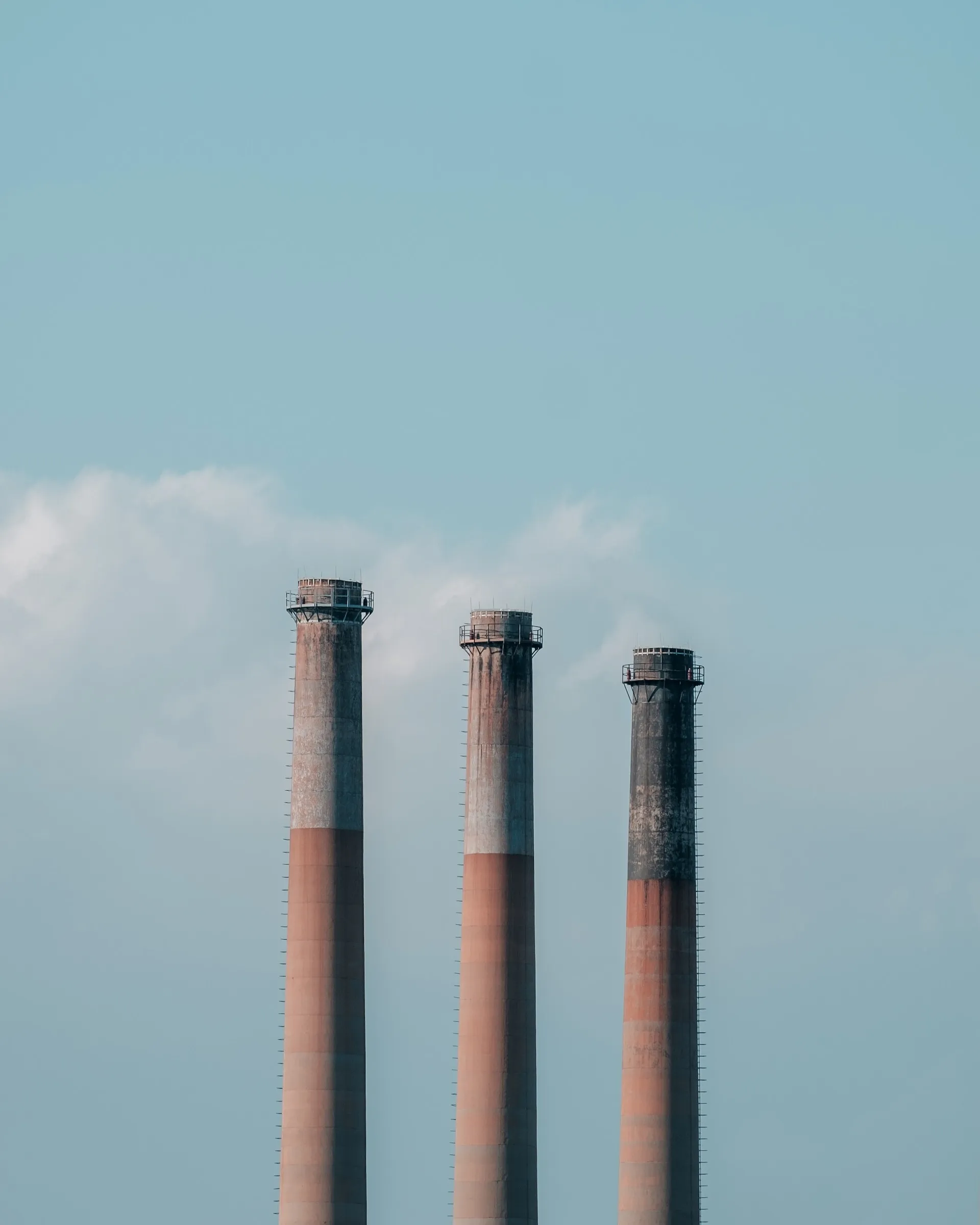 A set of smokestacks.